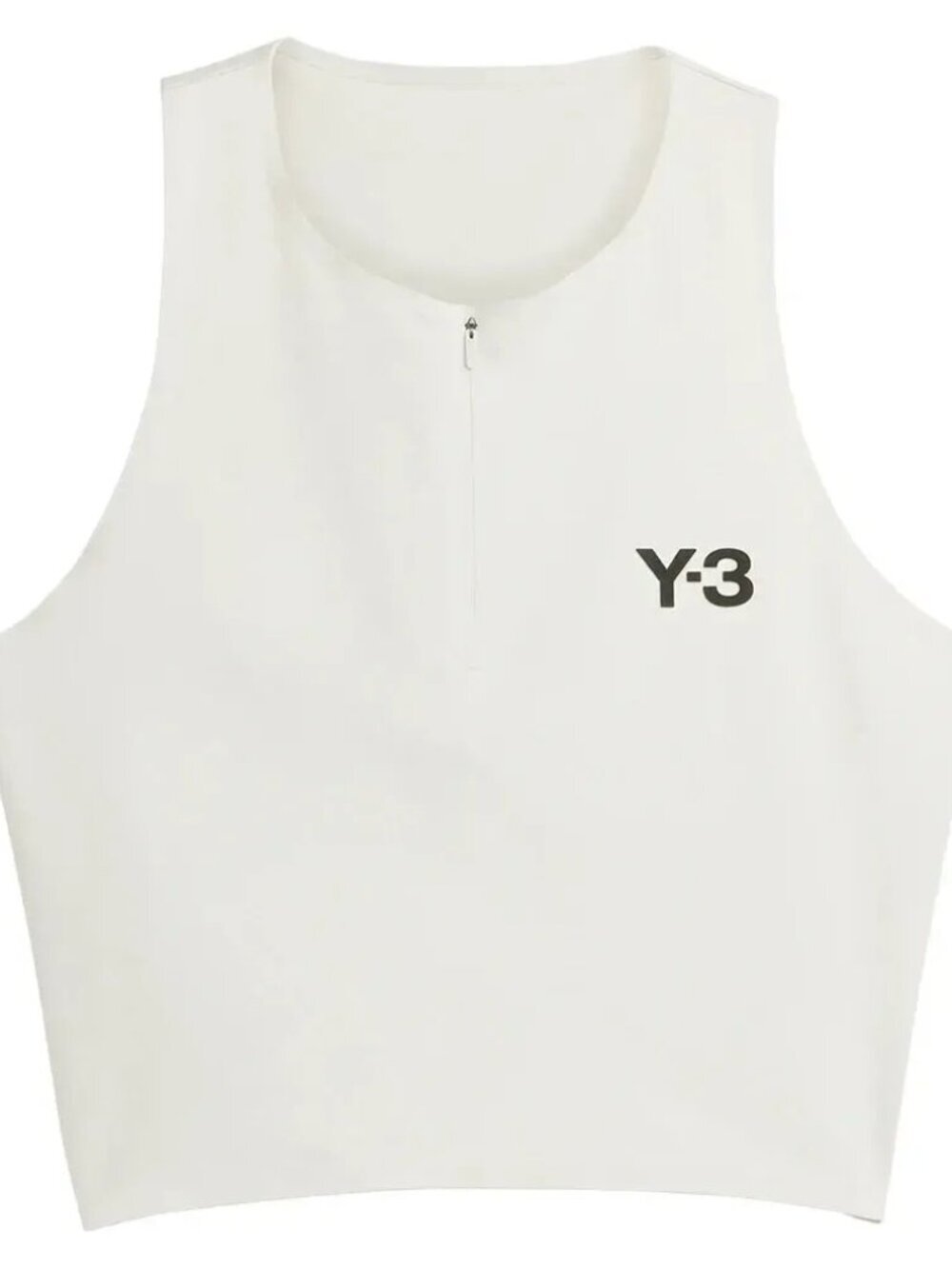 New Y-3 Adidas ClimaCool Crop Orbit Grey Tennis Y-Tank Top Large NWT